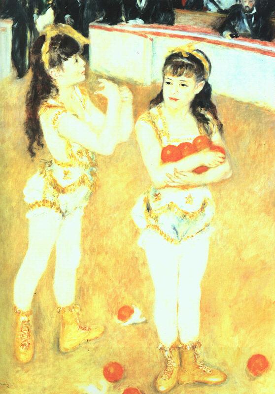 Pierre Renoir Jugglers at the Cirque Fernando China oil painting art
